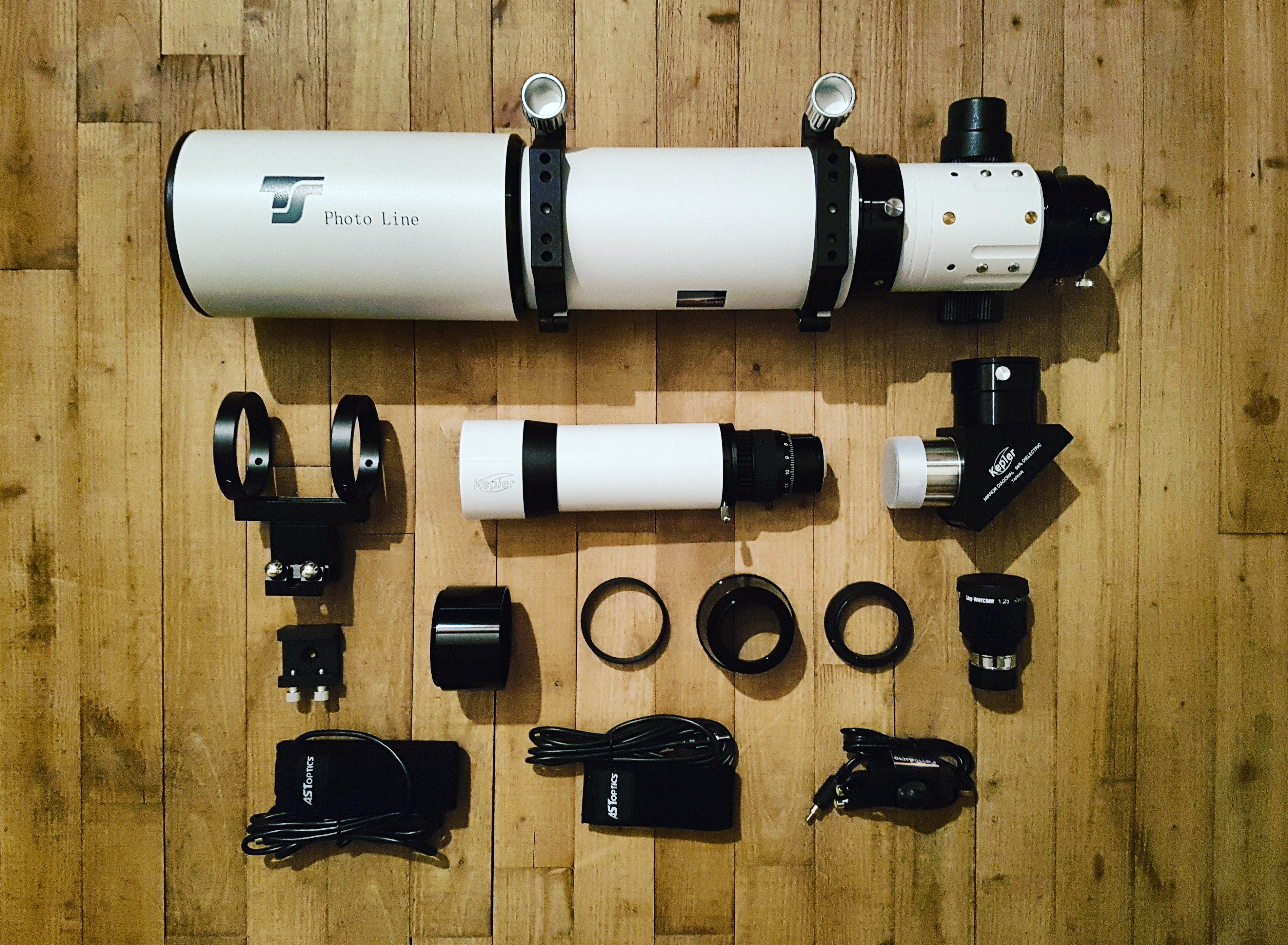 Mon setup TS 102/714 photoline doublet