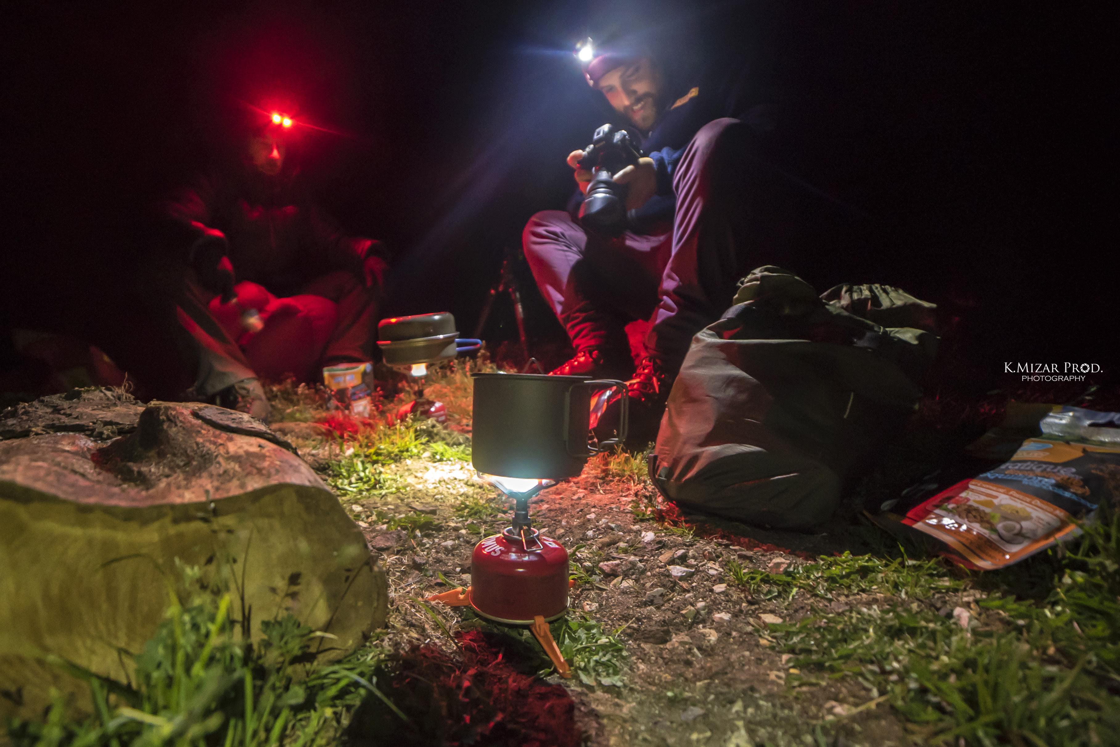 Le premier bivouac