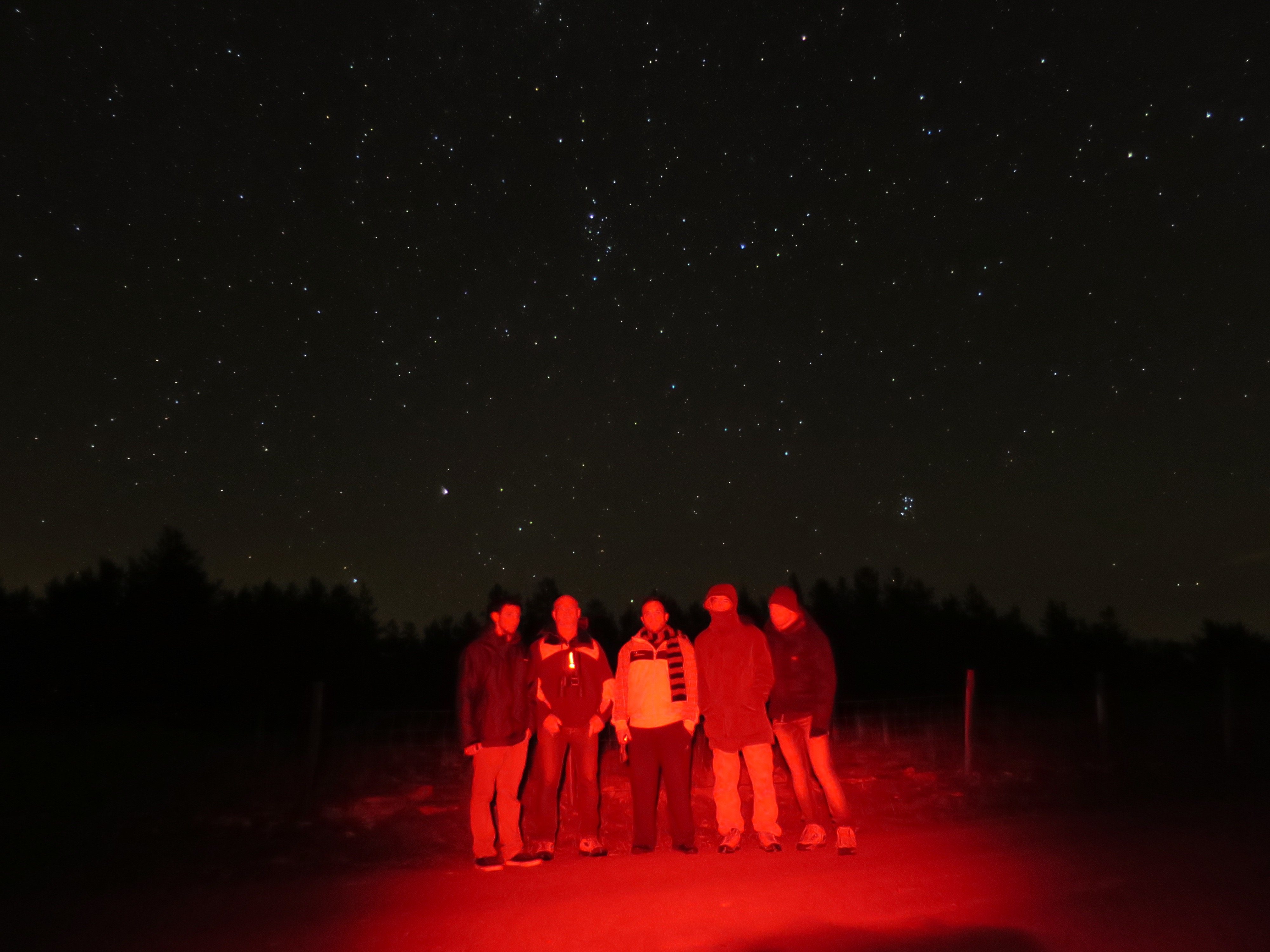 Le groupe, les pléiades et la californie...