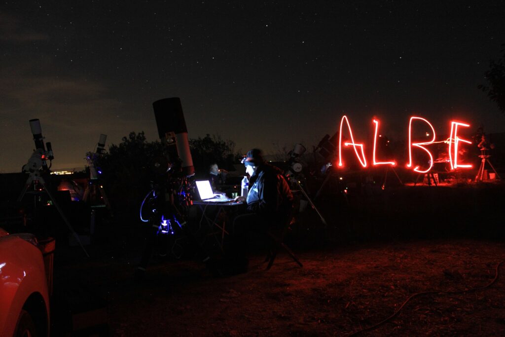 light painting albe